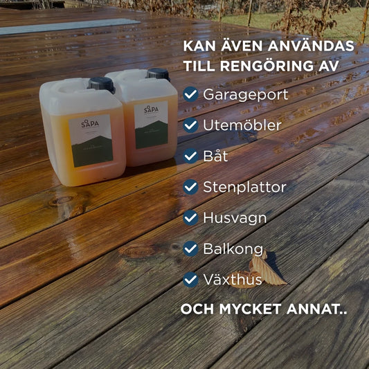 Trallsåpa för altan, 2.5 l – Enträdoft