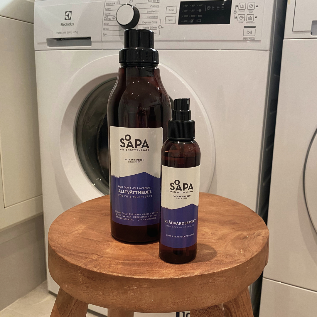 Klädvårdsspray – Lukt och fläckborttagare, 150 ml – Doft av lavendel