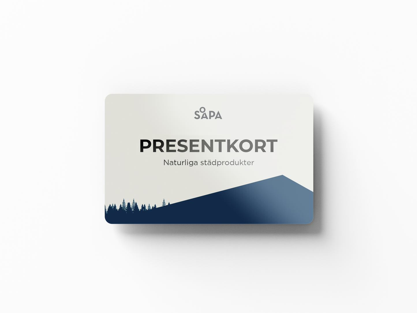 Presentkort från Västerbottenssåpa – välj valör och ge en hållbar gåva.