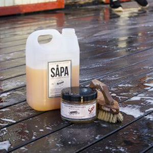 Vilken såpa ska man använda till trall, trätrall, altan, altangolv och uteplats