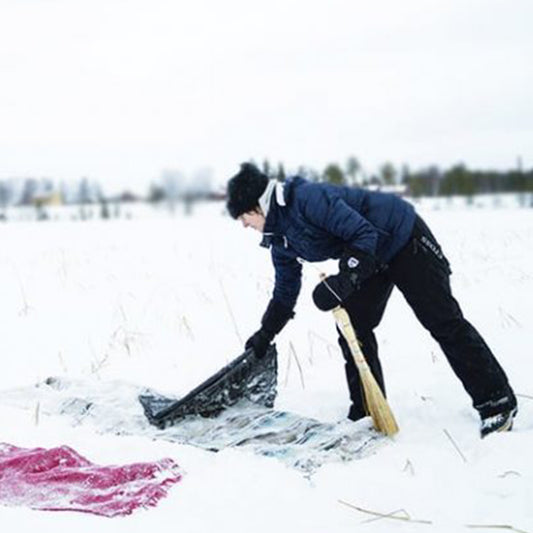 Snö-skura mattor. 6 enkla steg, så här gör du!