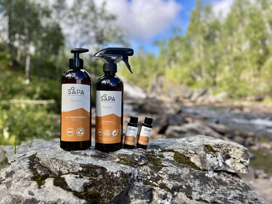 Såpspray – biologiskt nedbrytbar rengöring för hela hemmet