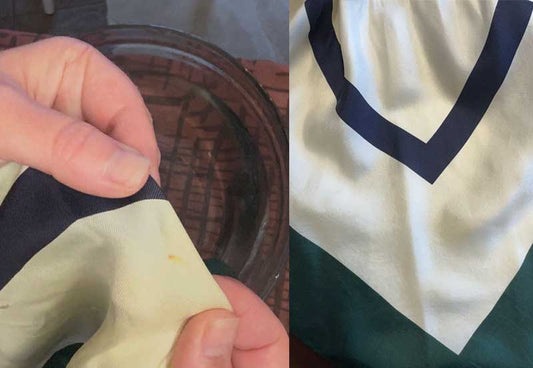 Så tvättar du en vintage scarf