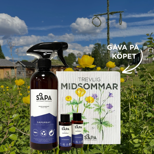 Såpspray Allrengöring x2, doft av Lavendel