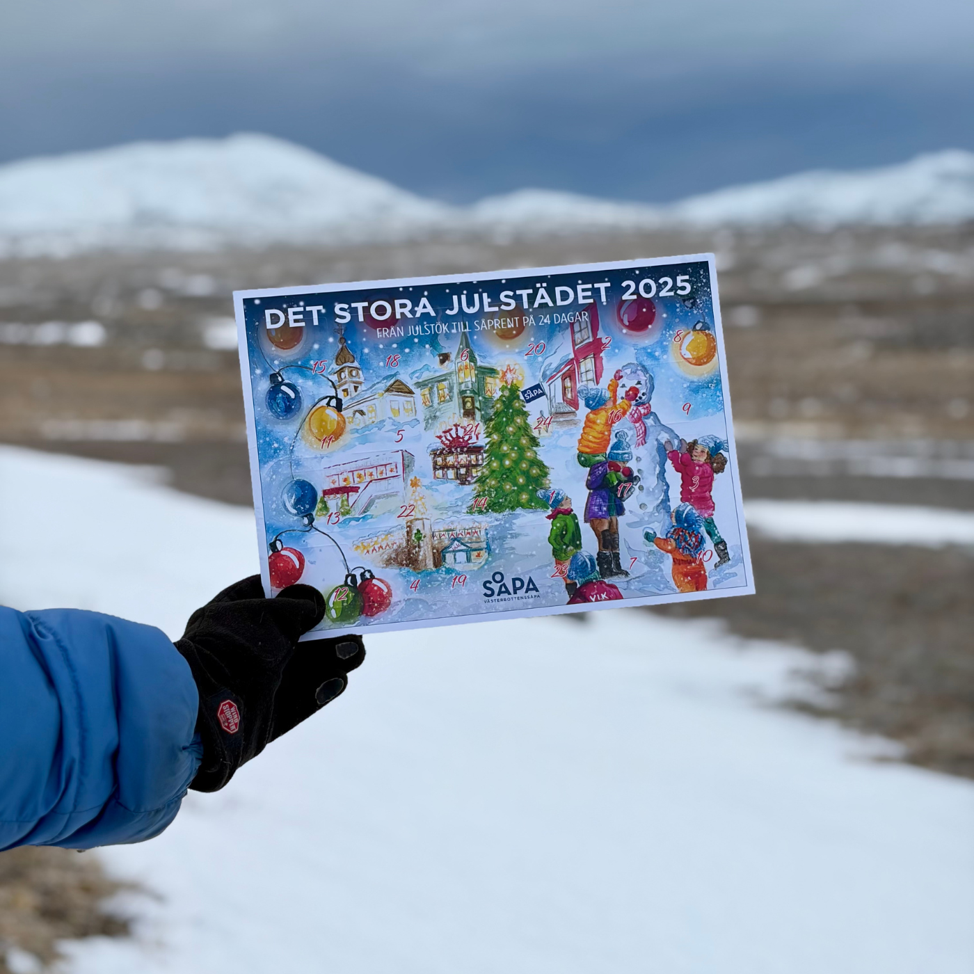 Adventskalender, 24 luckor ger ett julfint hem utan stress