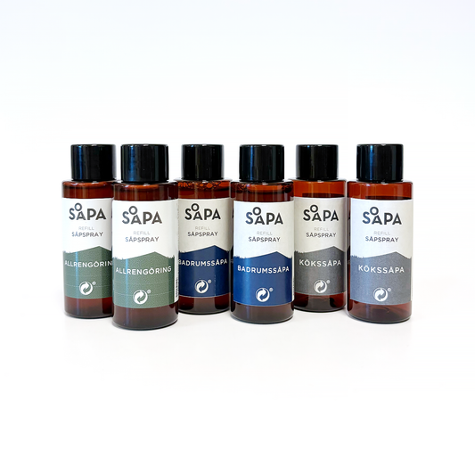 Refill Till Såpspray, 6-pack