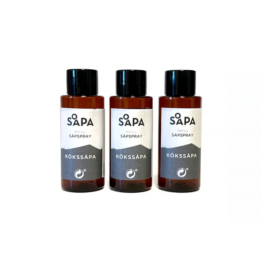 Refill Till Oparfymerad-Såpspray, Kök 3-pack
