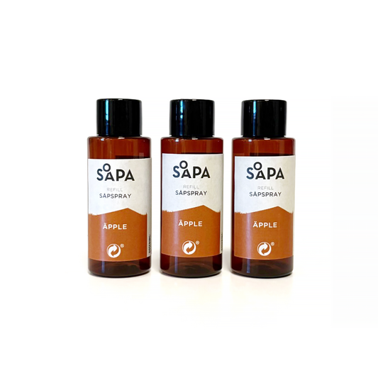 Refill Till Äpple-Såpspray, Allrengöring 3-pack