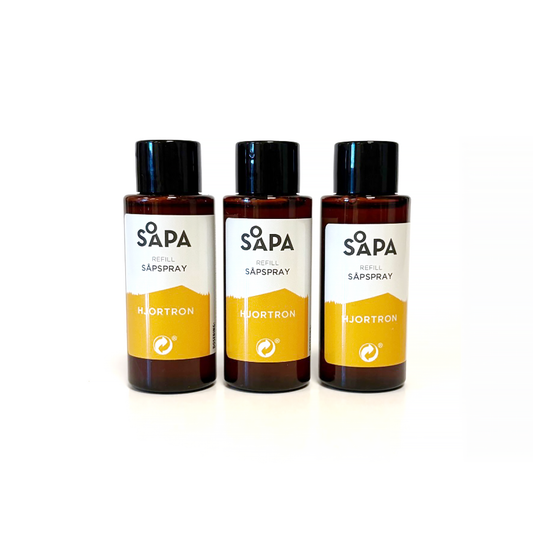 Refill Till Såpspray, Hjortron - 3 pack