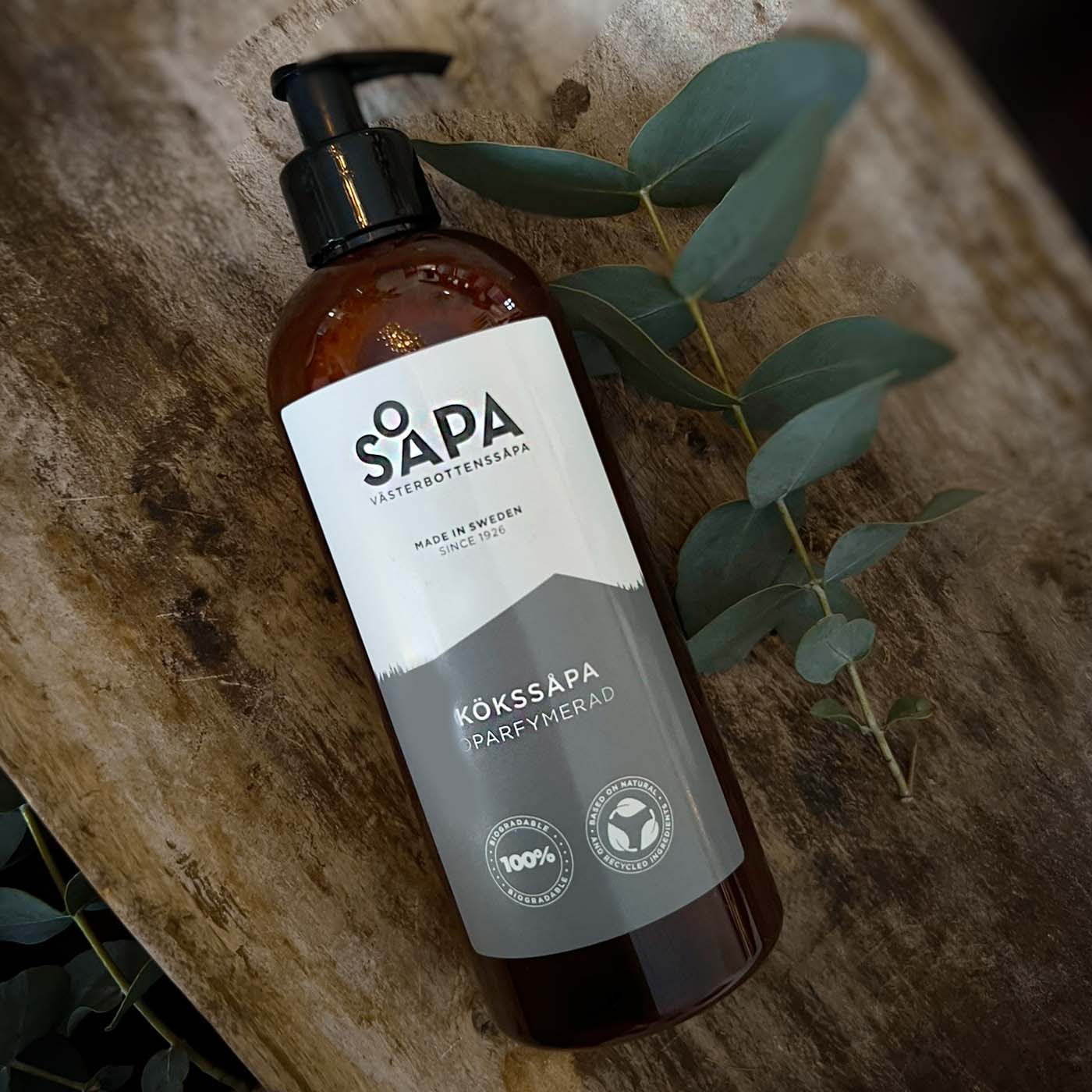 Kökssåpa Oparfymerad - Pumpflaska 0,5 l – Vasterbottenssapa