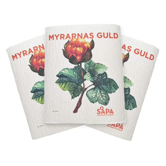 3-pack Myrarnas Guld trasa, designad av Sara Idenfors