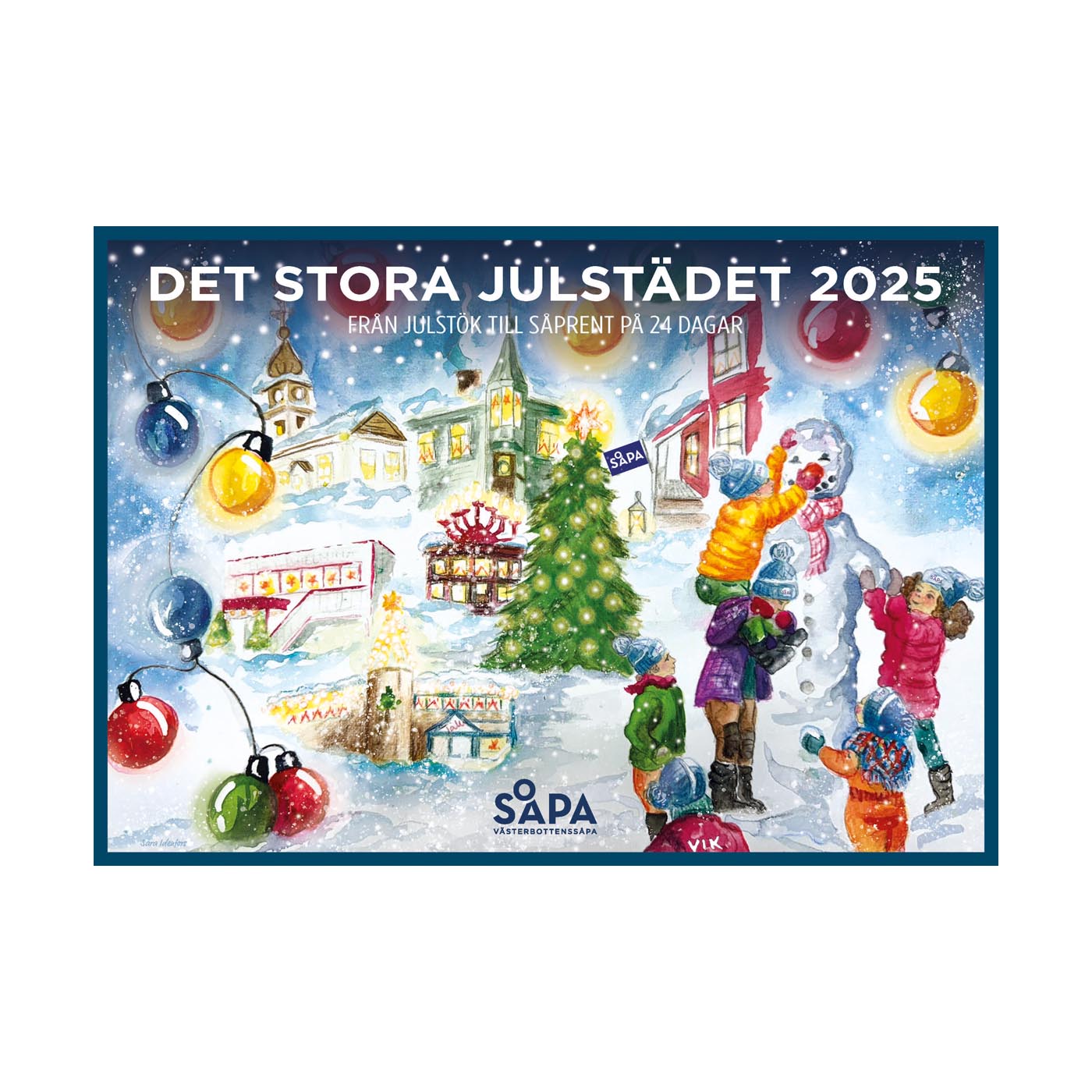 Adventskalender, 24 luckor ger ett julfint hem utan stress