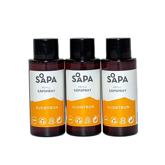 Refill Till Såpspray, Hjortron - 3 pack