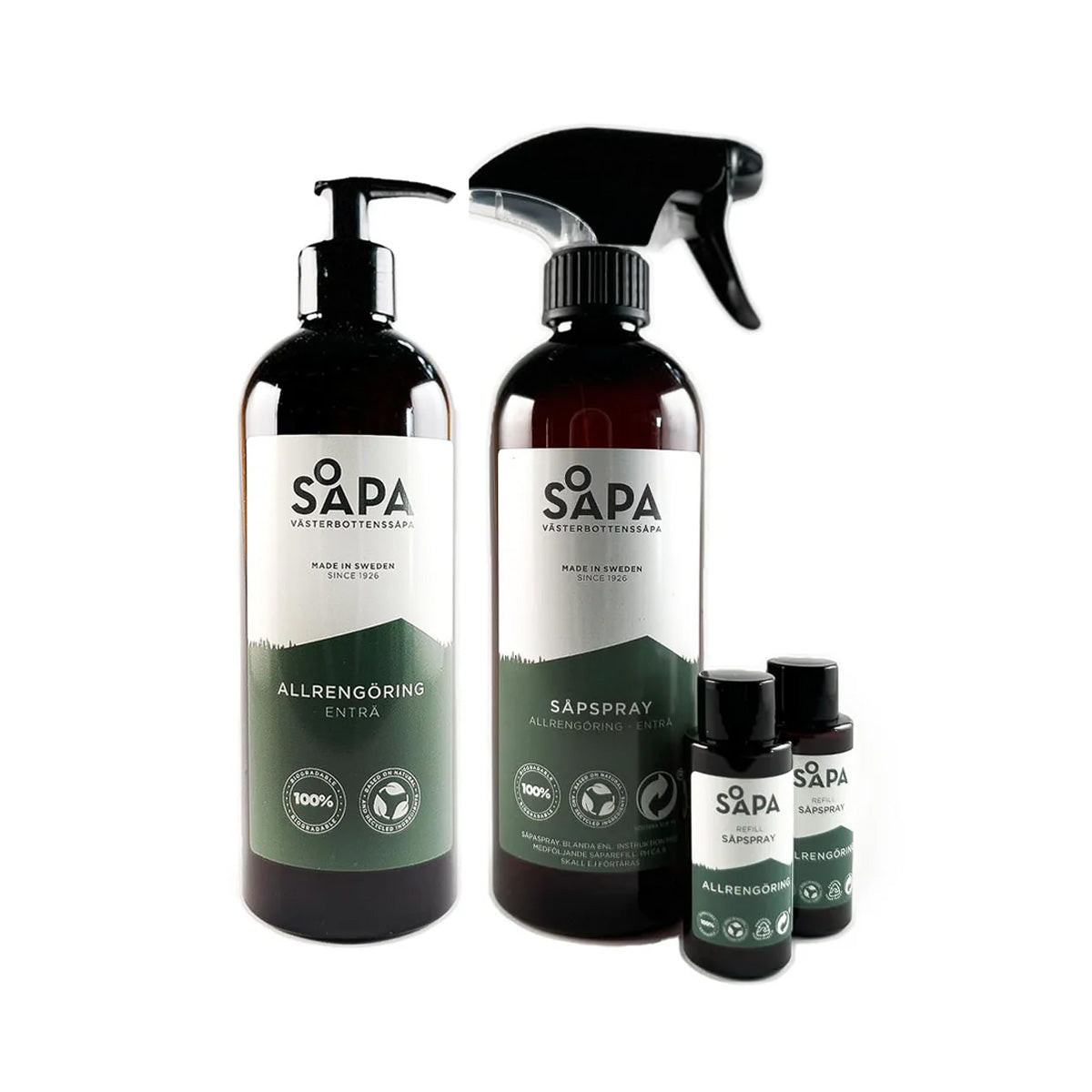 Naturlig såpa för skonsam rengöring