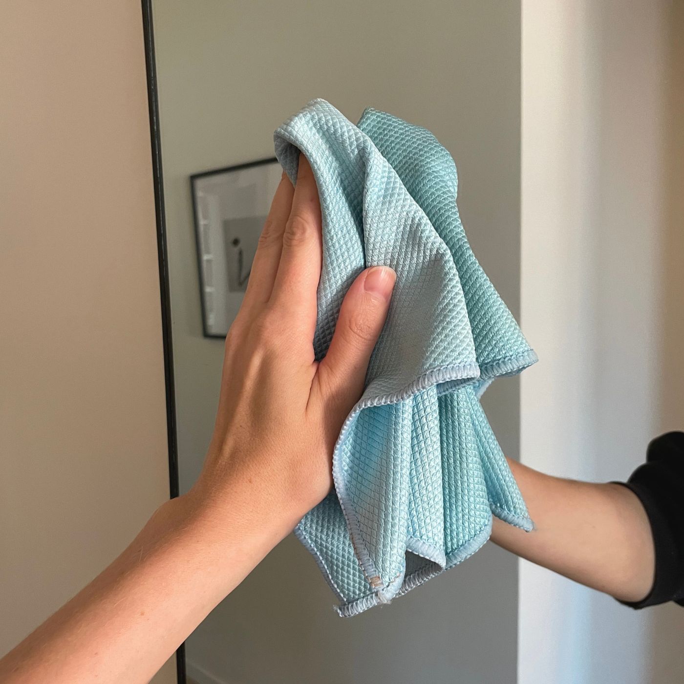 Putsduk - perfekt för fönster, speglar och blanka ytor, för en skinande ren känsla i hemmet.