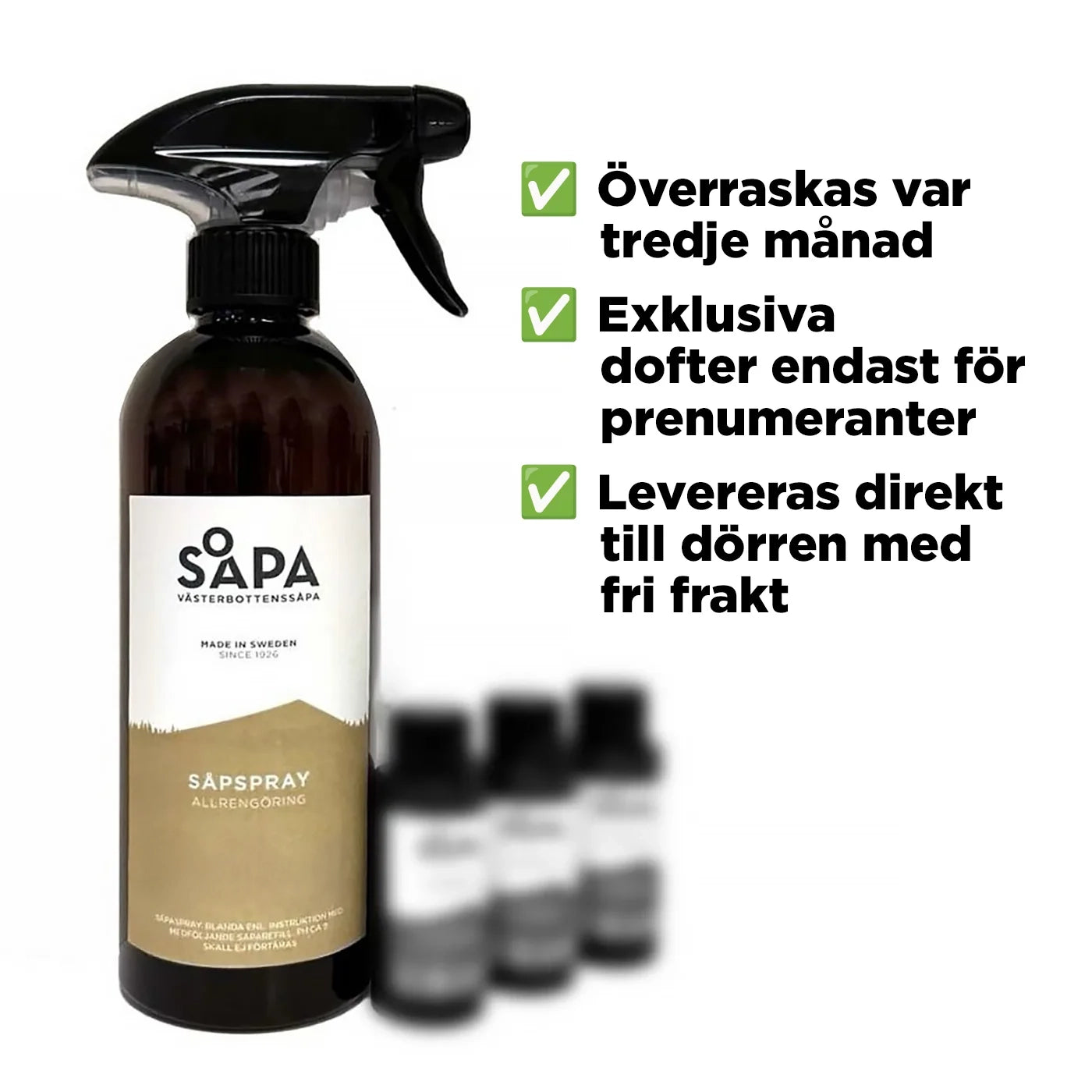 Säsongsdoft Prenumeration – Såpspray Allrengöring