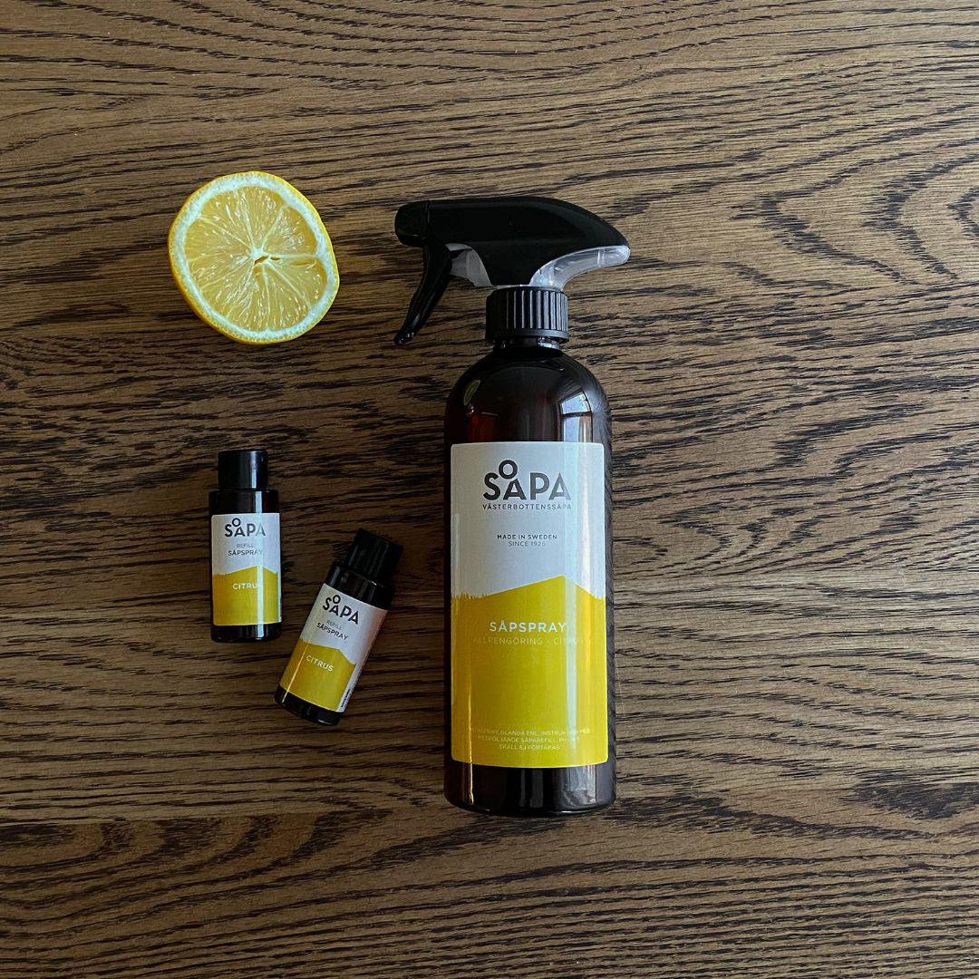 Såpspray Allrengöring x2, Citrusdoft